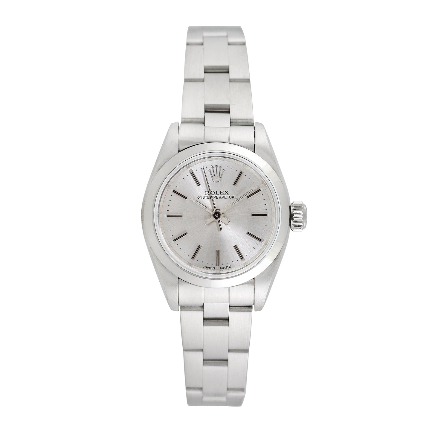 Rolex Womens Stainless Steel Oyster Perpetual 25mm