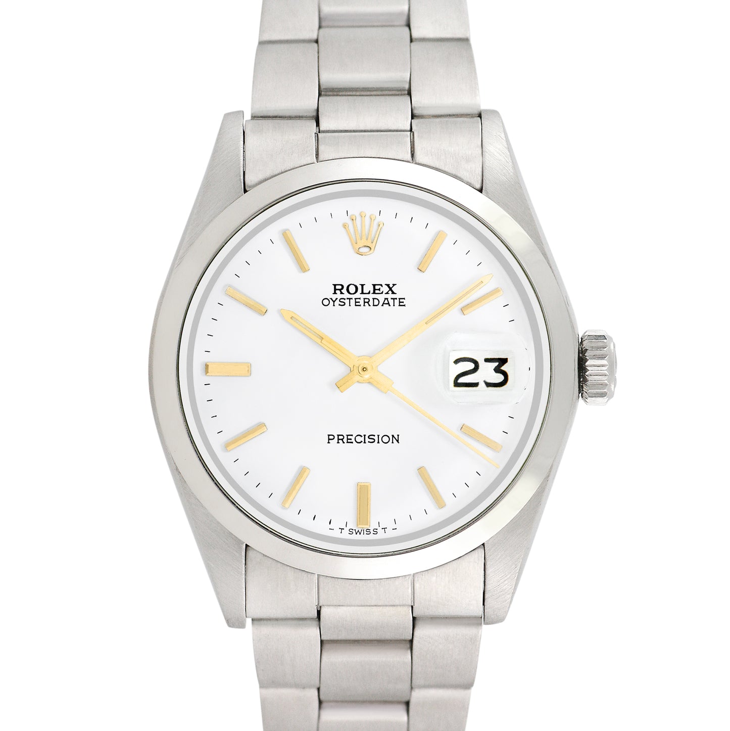 Rolex Men's Stainless Steel Oysterdate 34mm