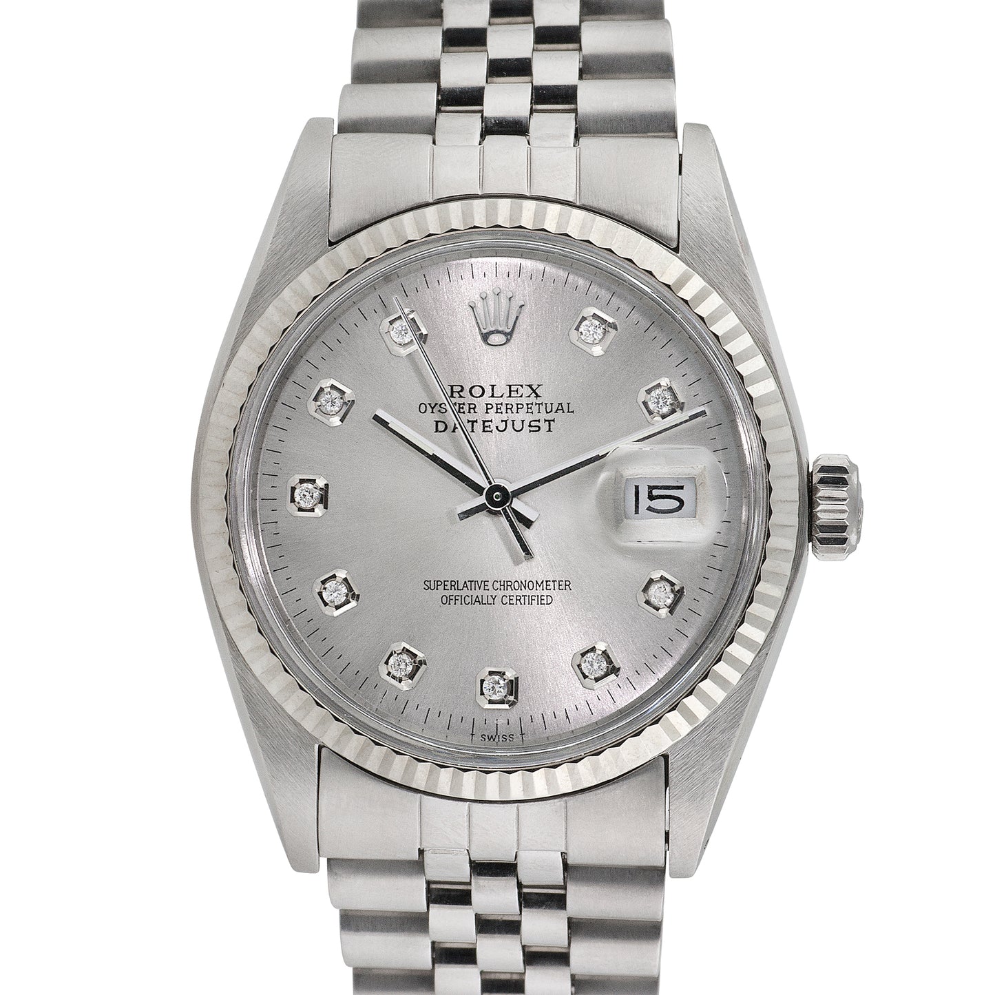 Rolex Men's Stainless Steel Datejust  36mm