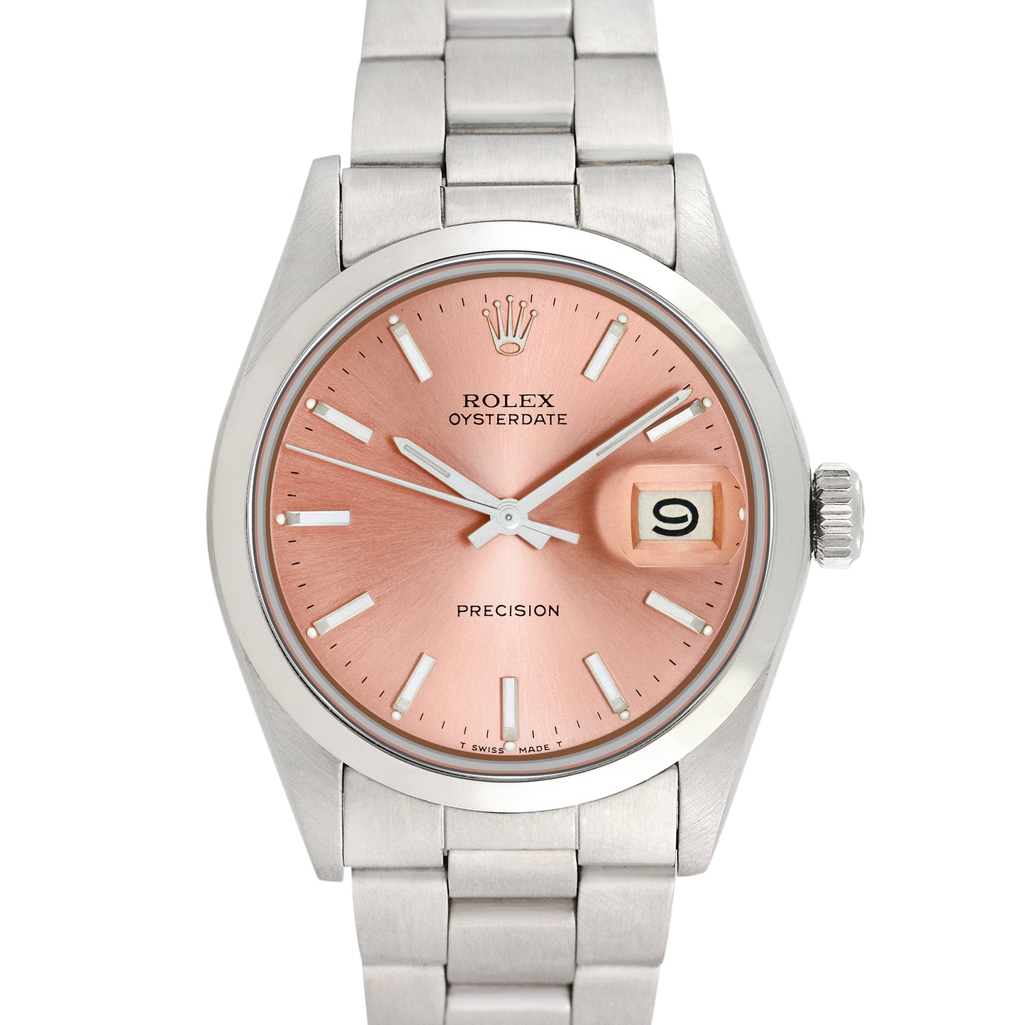 Rolex Men's Stainless Steel Oysterdate 34mm