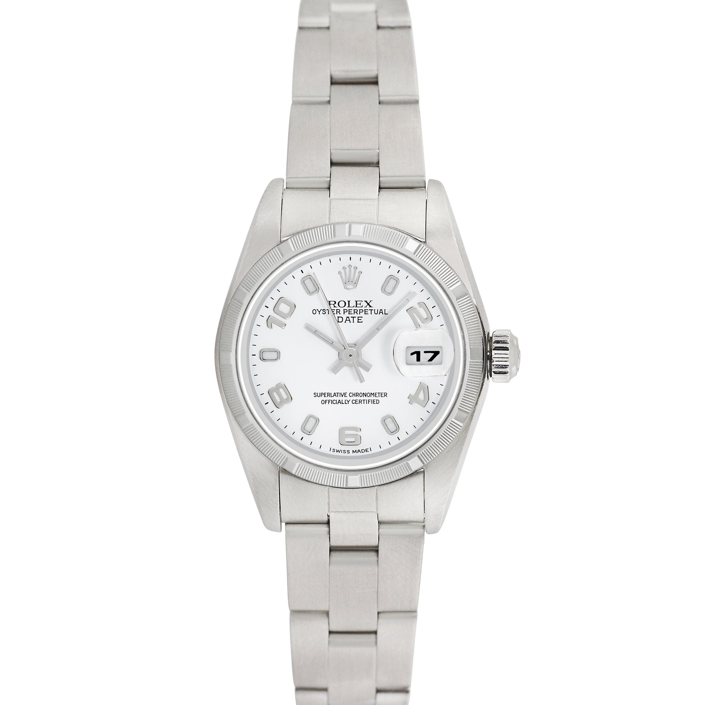 Rolex Womens Stainless Steel Date 26mm