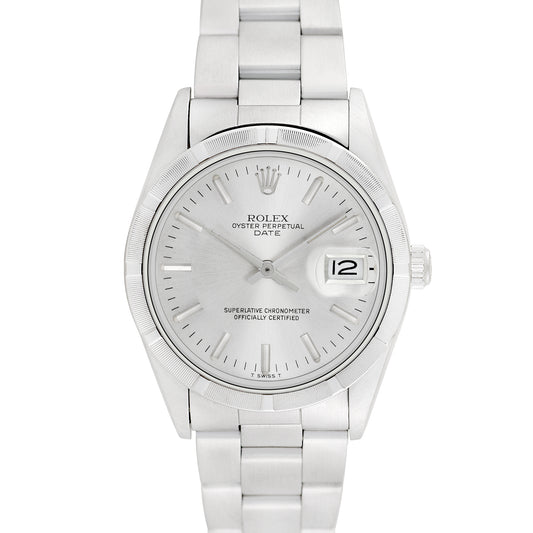 Rolex Men's Stainless Steel Date 34mm