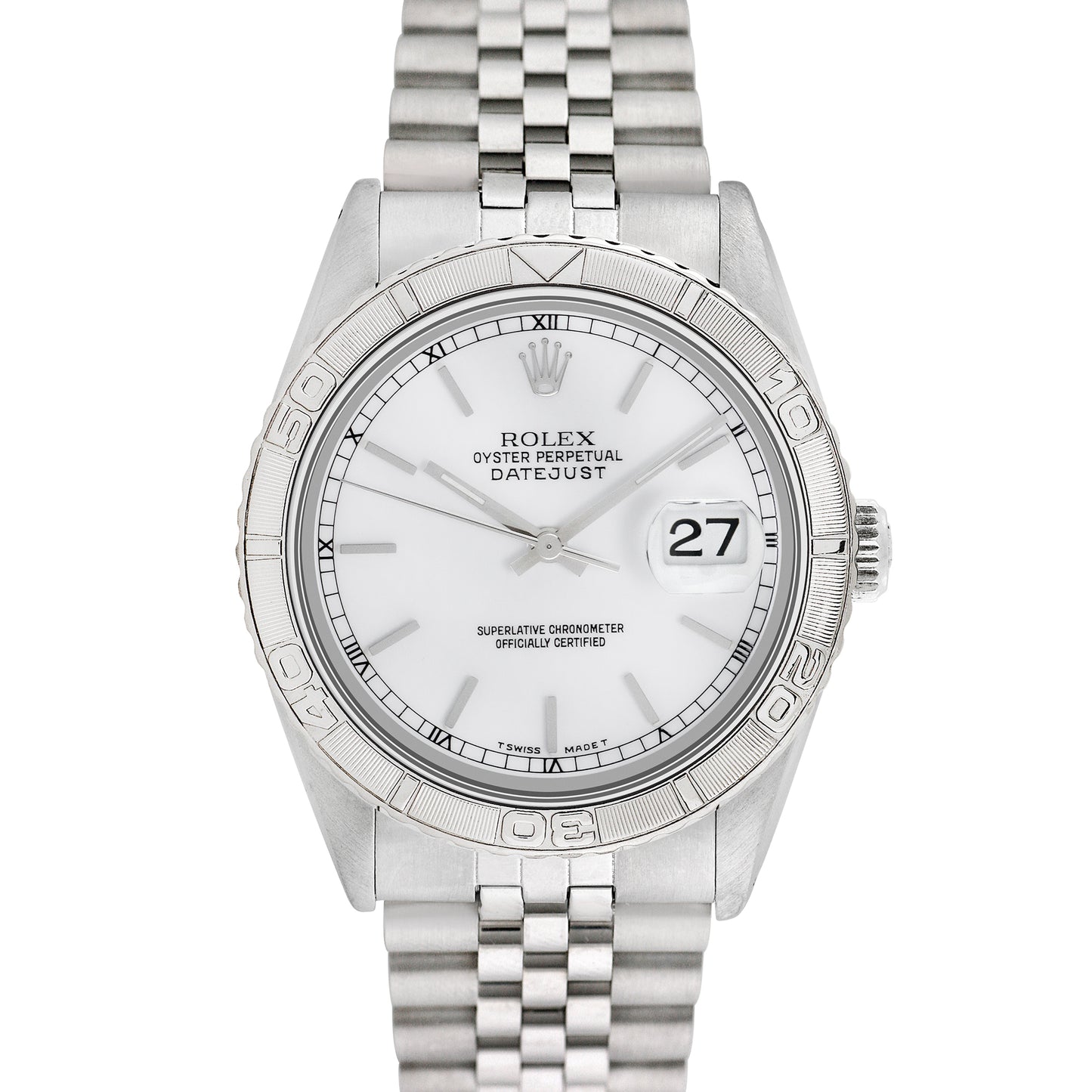Rolex Men's Stainless Steel Datejust Turn-O-Graph 36mm