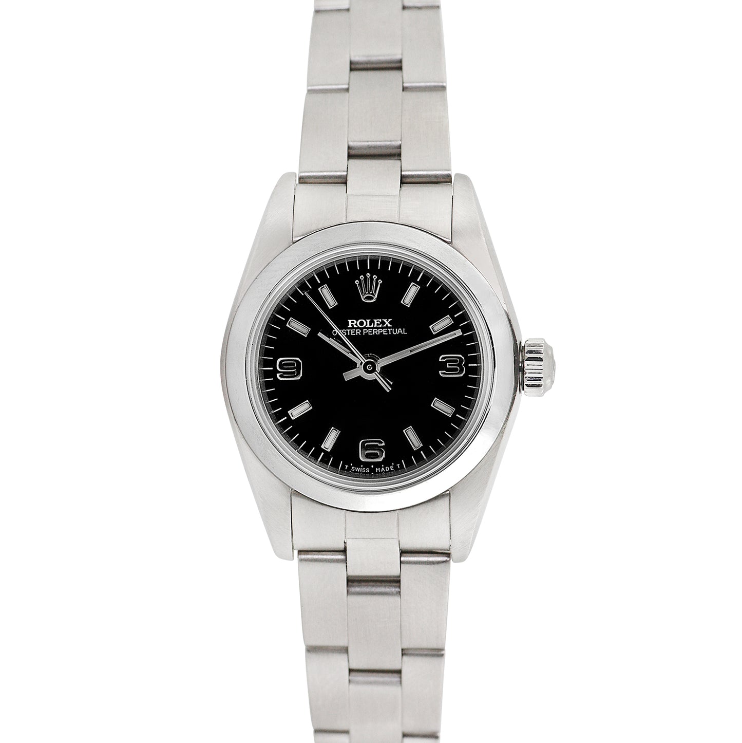 Rolex Womens Stainless Steel Oyster Perpetual 25mm