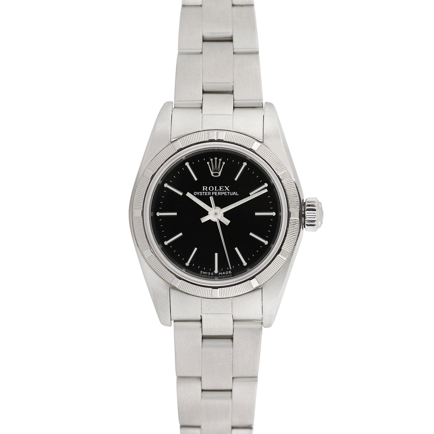 Rolex Womens Stainless Steel Oyster Perpetual 25mm