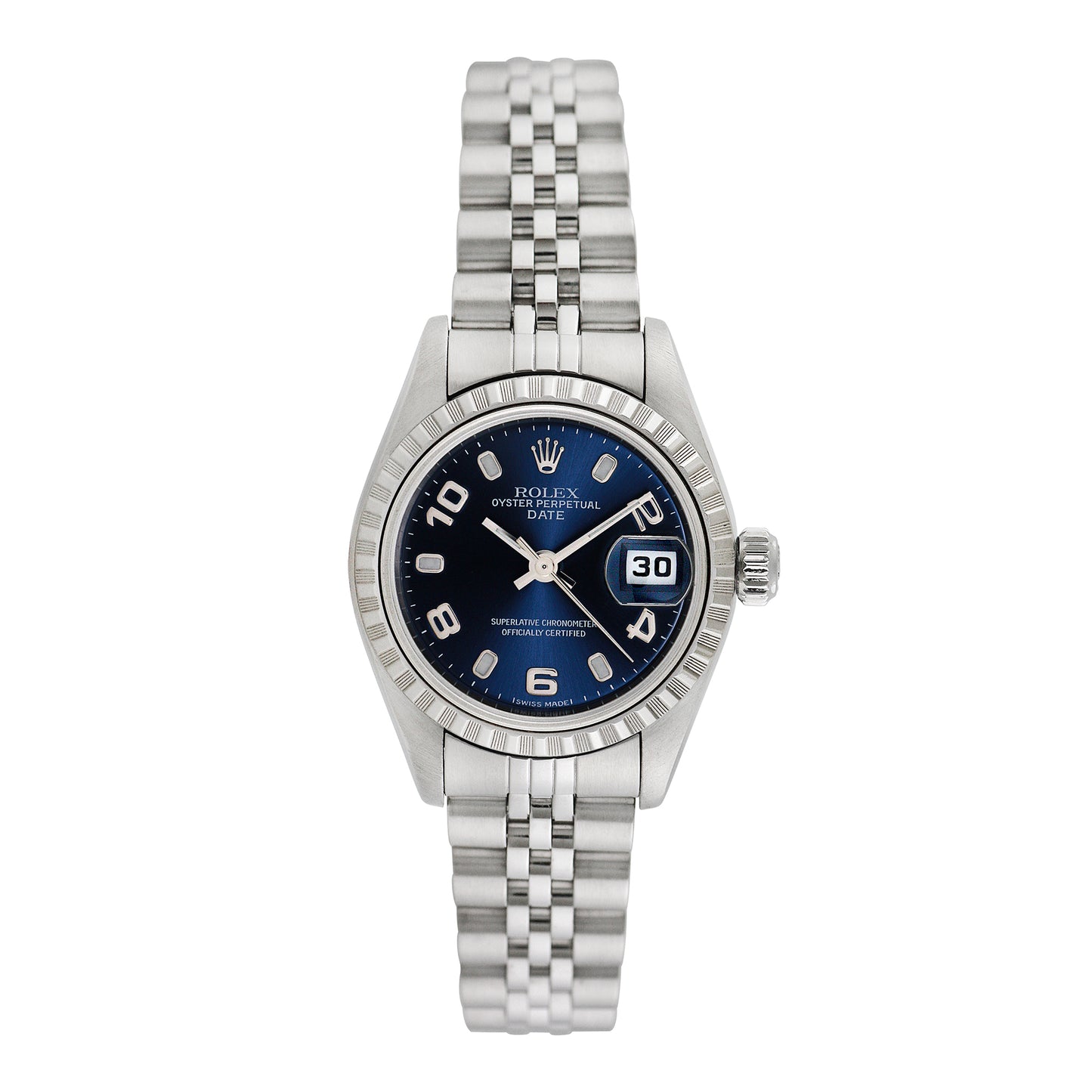 Rolex Womens Stainless Steel Date 26mm