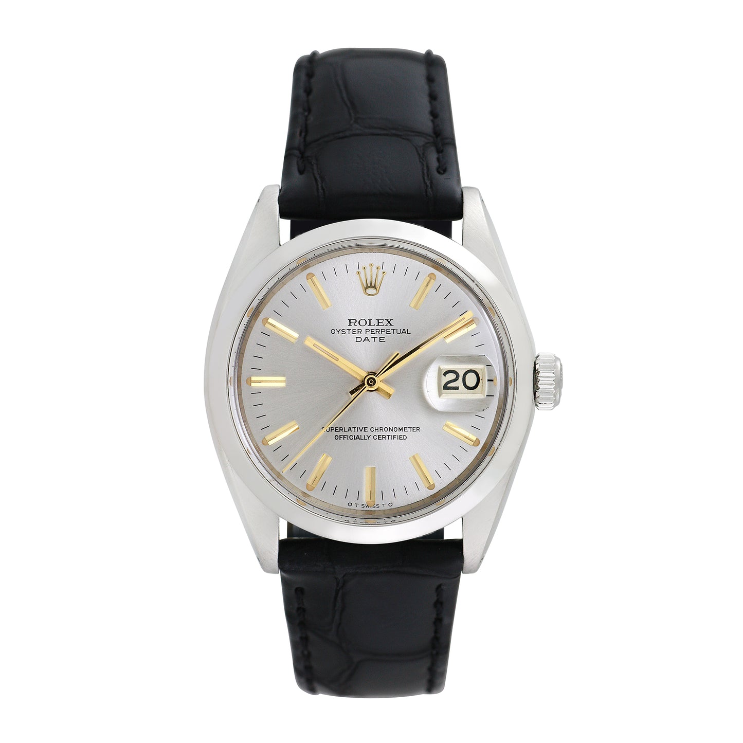 Rolex Men's Stainless Steel Date 34mm