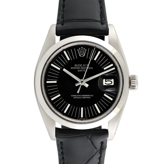 Rolex Men's Stainless Steel Date 34mm