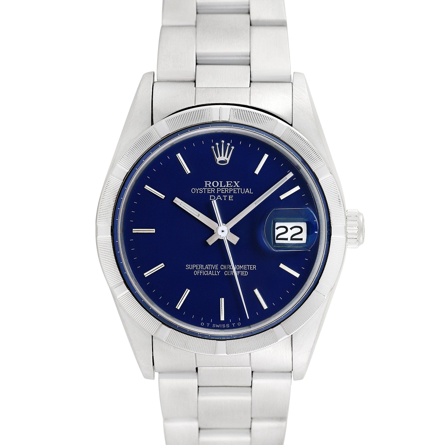 Rolex Men's Stainless Steel Date 34mm