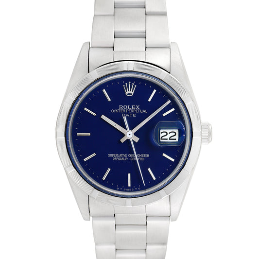 Rolex Men's Stainless Steel Date 34mm
