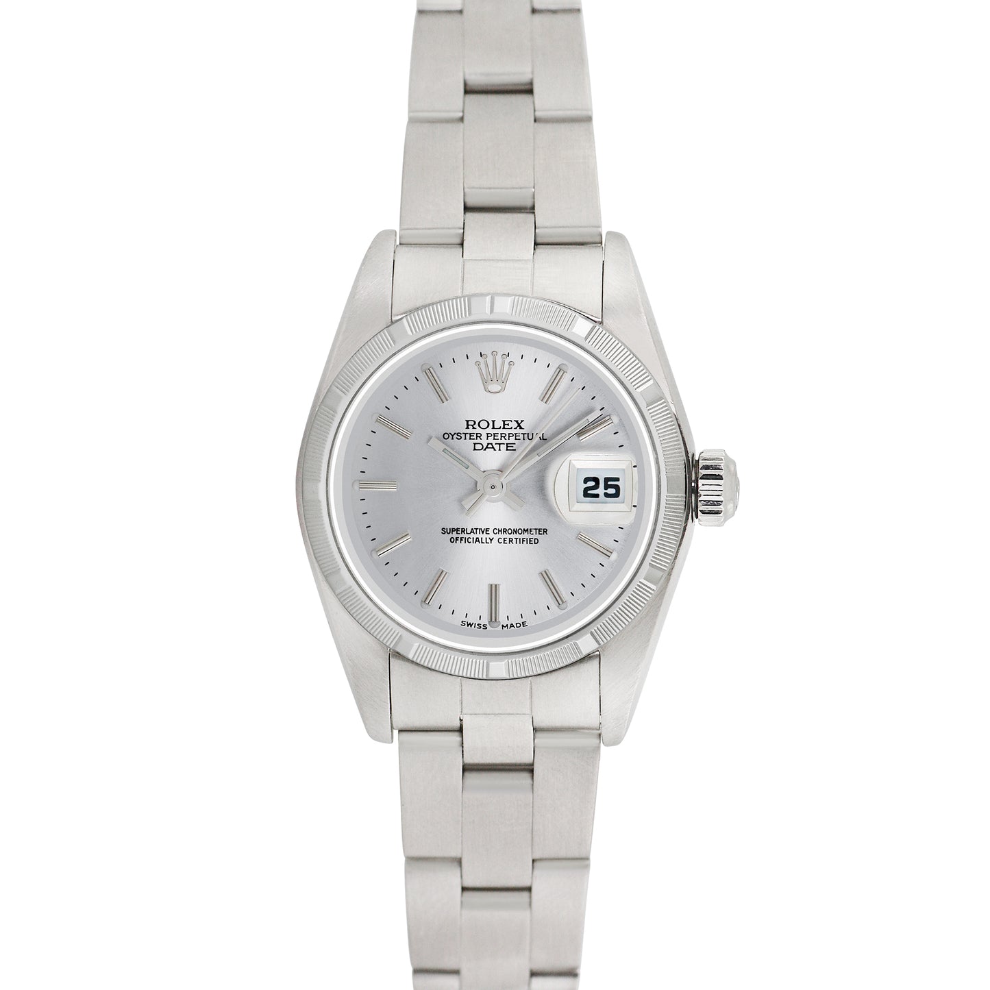 Rolex Womens Stainless Steel Date 26mm