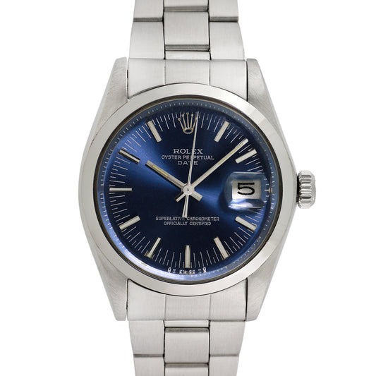 Rolex Men's Stainless Steel Date 34mm