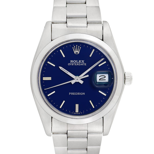 Rolex Men's Stainless Steel Oysterdate 34mm