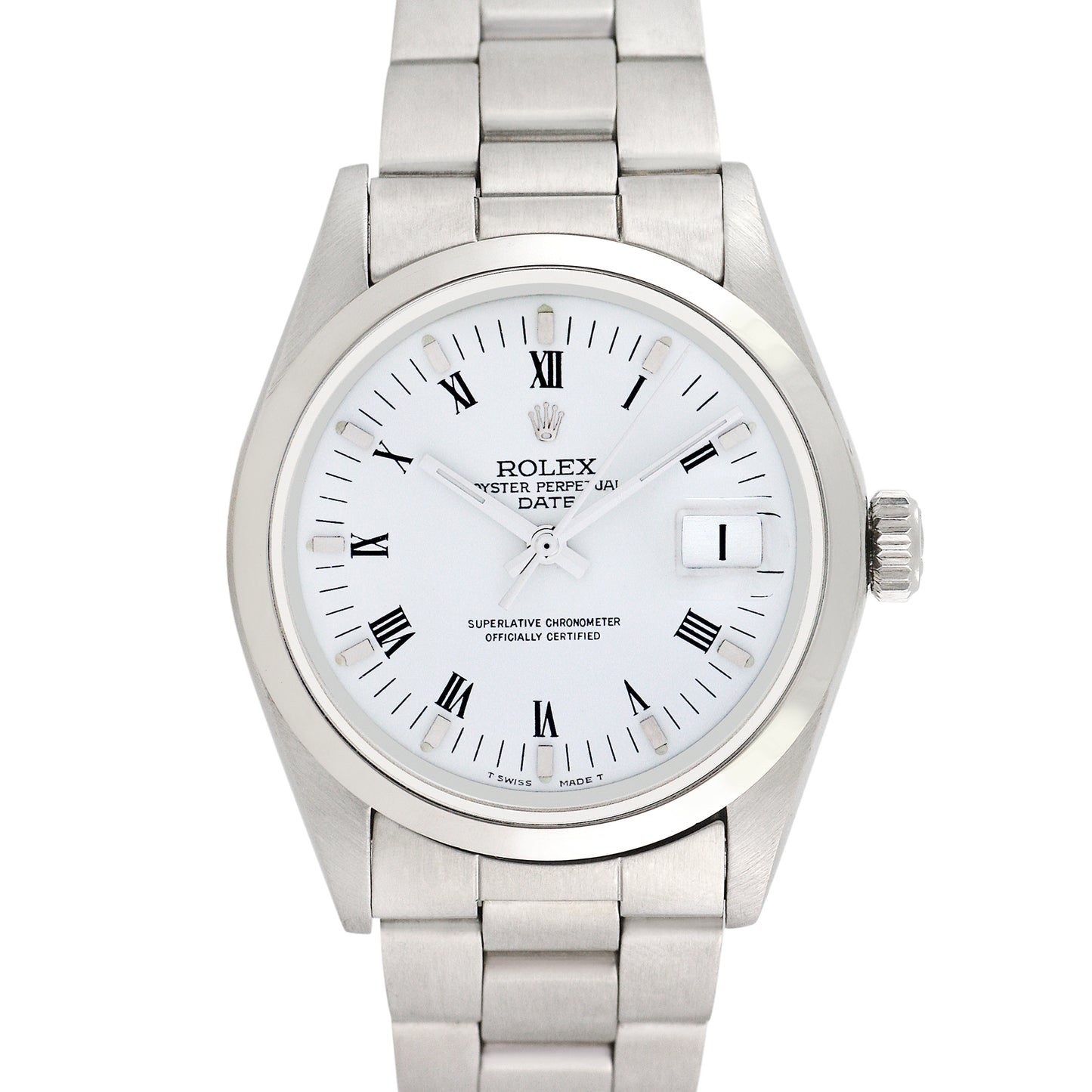 Rolex Men's Stainless Steel Date 34mm