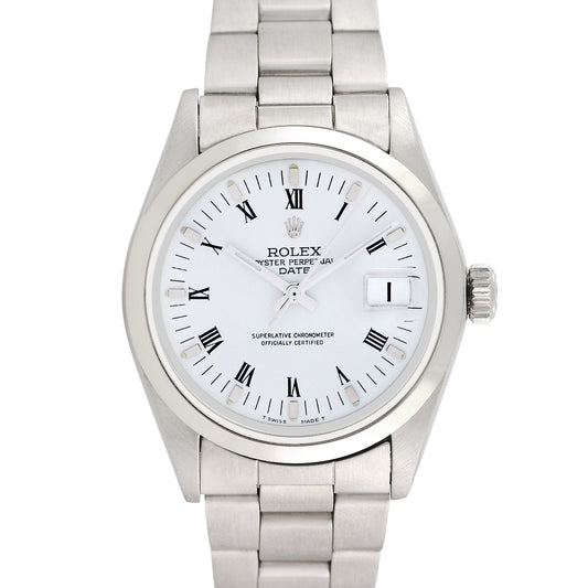 Rolex Men's Stainless Steel Date 34mm