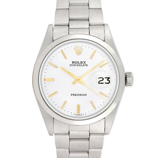 Rolex Men's Stainless Steel Oysterdate 34mm