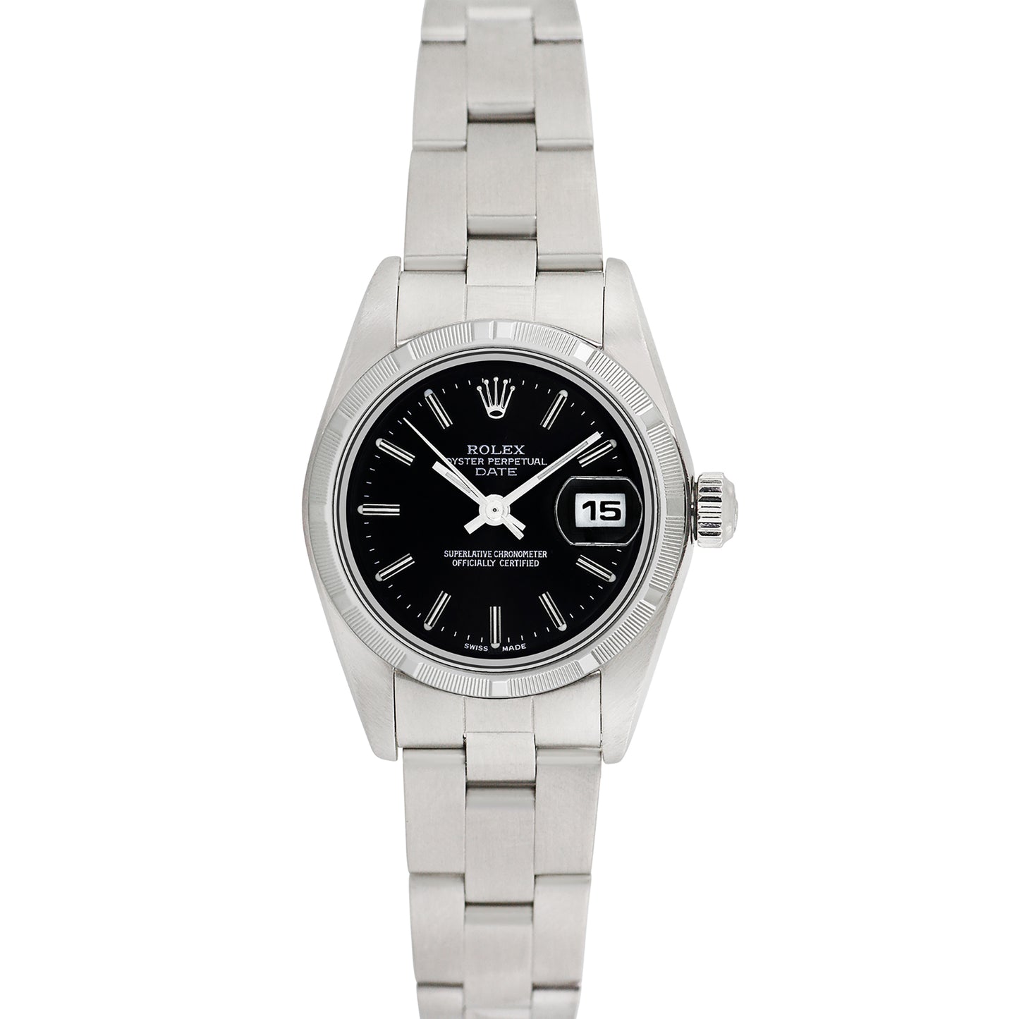 Rolex Womens Stainless Steel Date 26mm