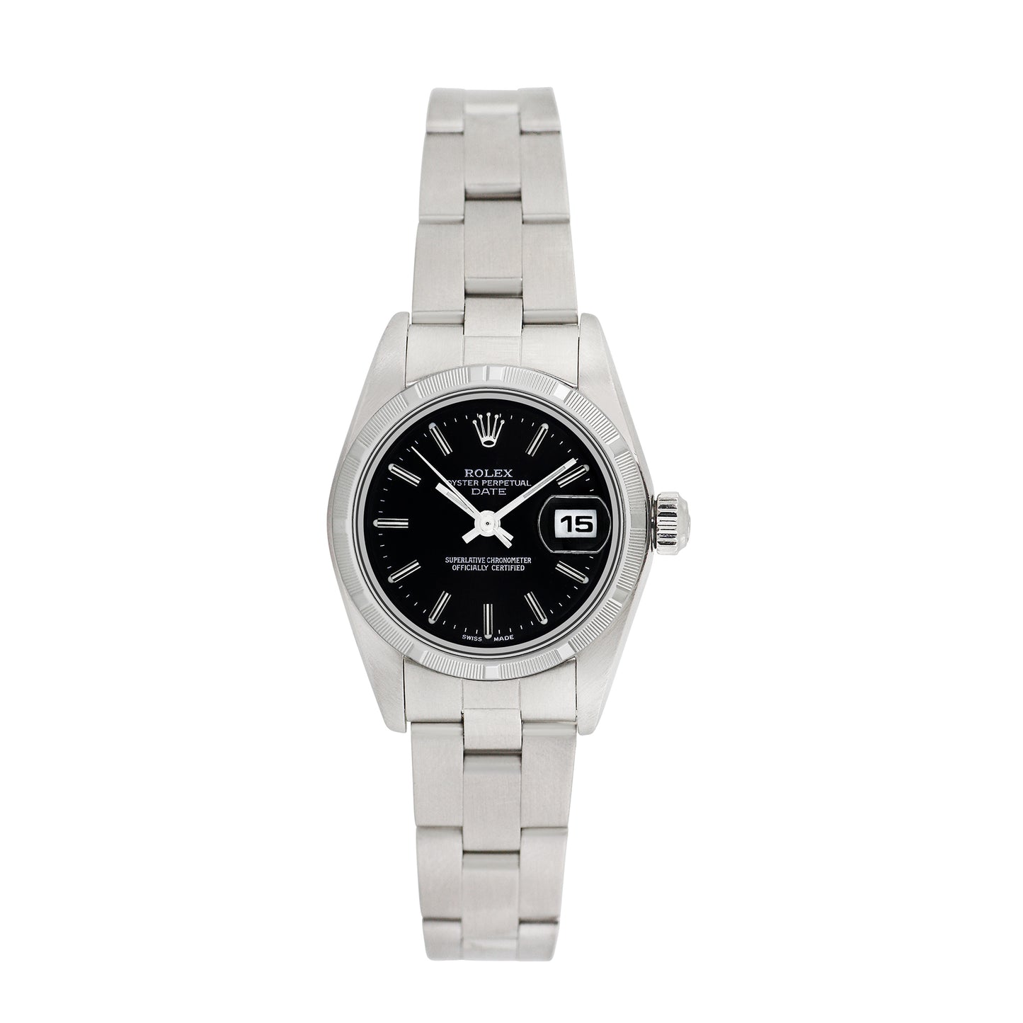 Rolex Womens Stainless Steel Date 26mm