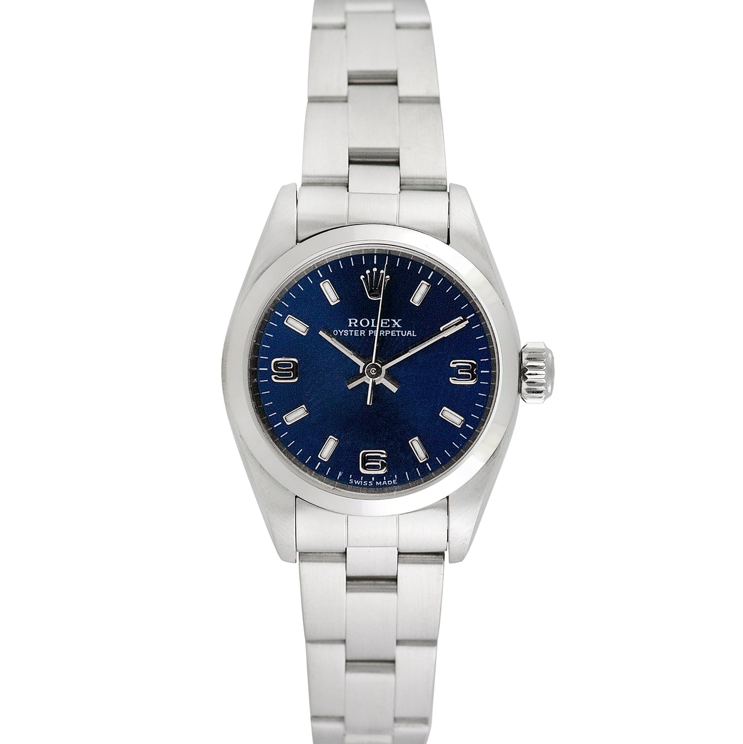 Rolex Womens Stainless Steel Oyster Perpetual 25mm