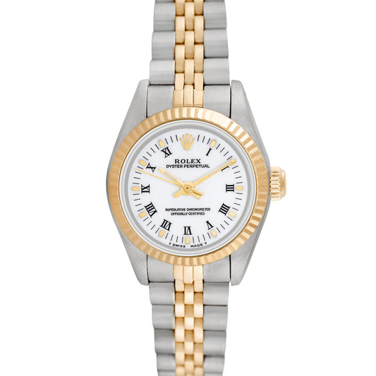 Rolex Womens Two-tone Oyster Perpetual  25mm
