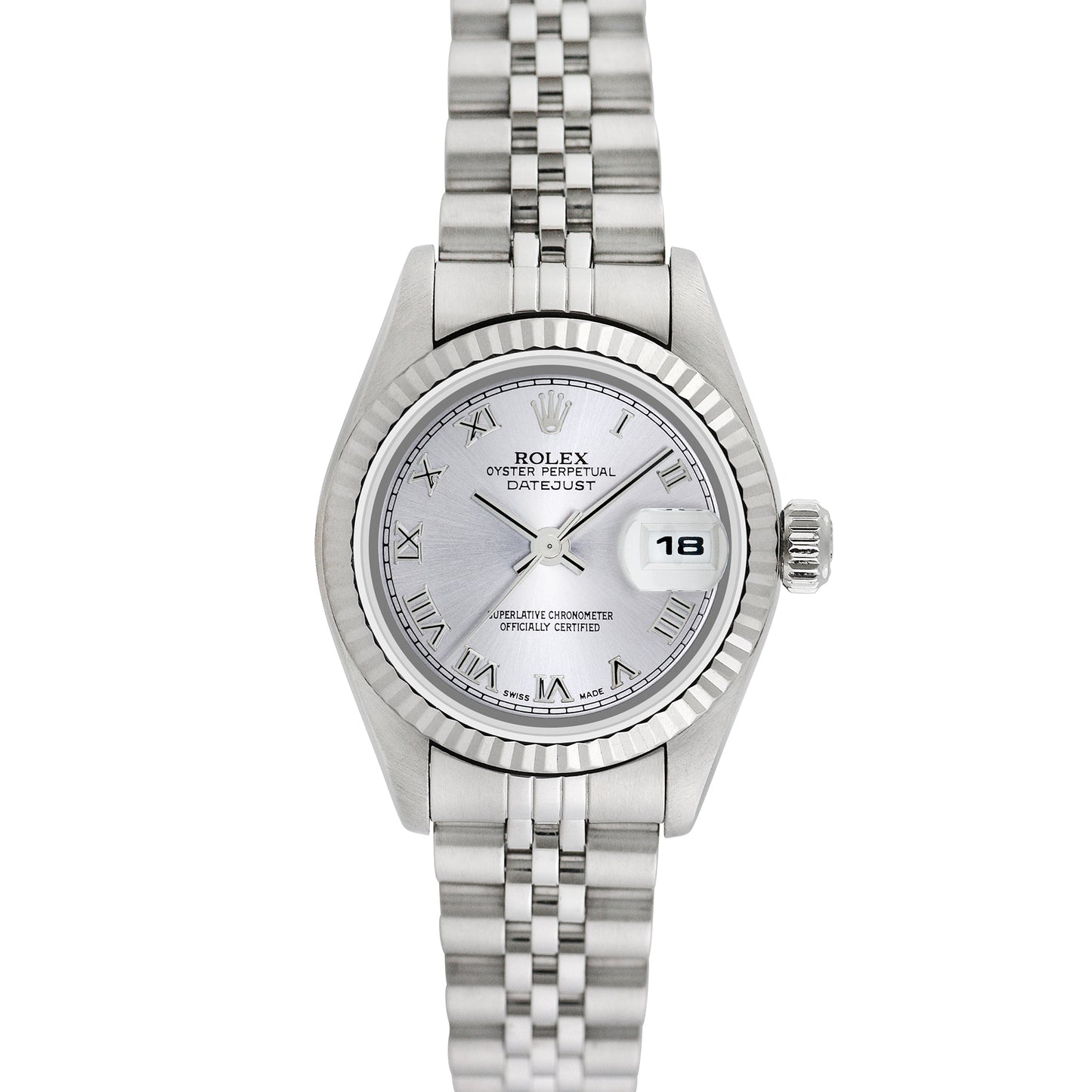 Rolex Womens Stainless Steel Datejust 26mm