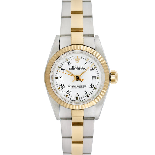 Rolex Womens Two-tone Oyster Perpetual  25mm