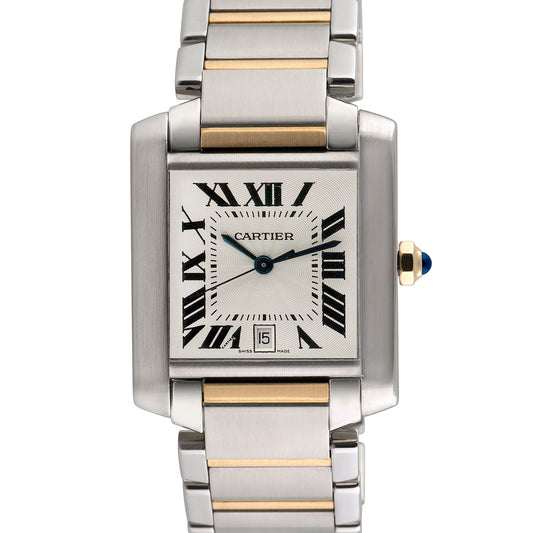 Cartier Mens Tank Francaise 32mm X 28mm