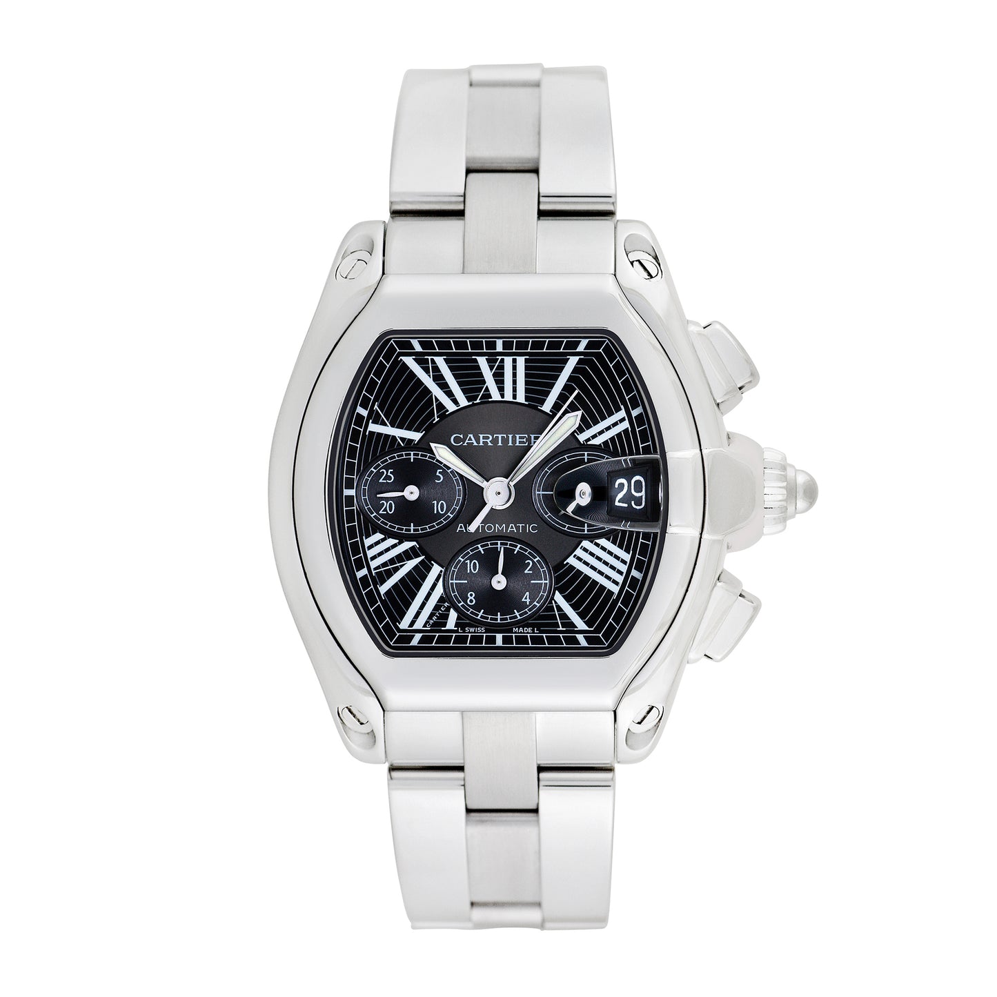 Cartier Mens Roadster XL 43mm X 48mm