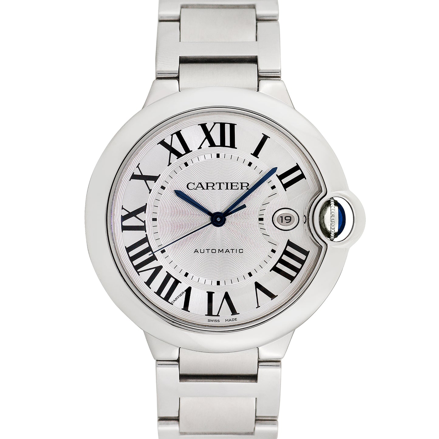Cartier Mens Ballon Blue 42mm