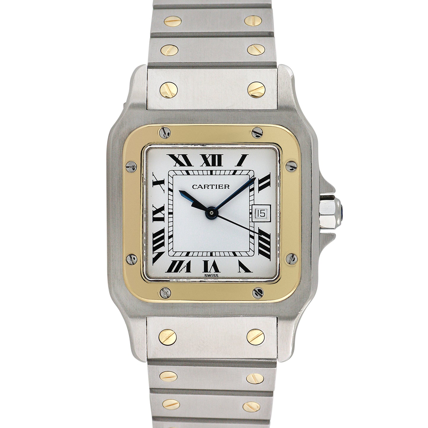 Cartier Mens Santos Galbee 41mm X 29mm