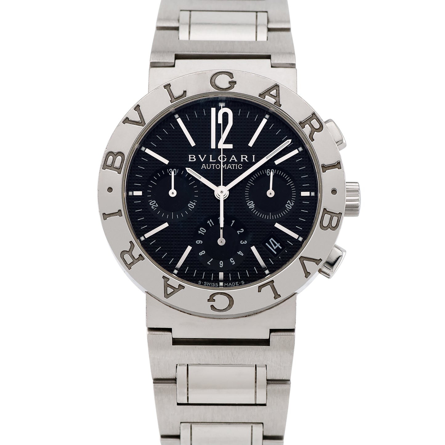 Bvlgari Mens Bvlgari Chrono 38mm