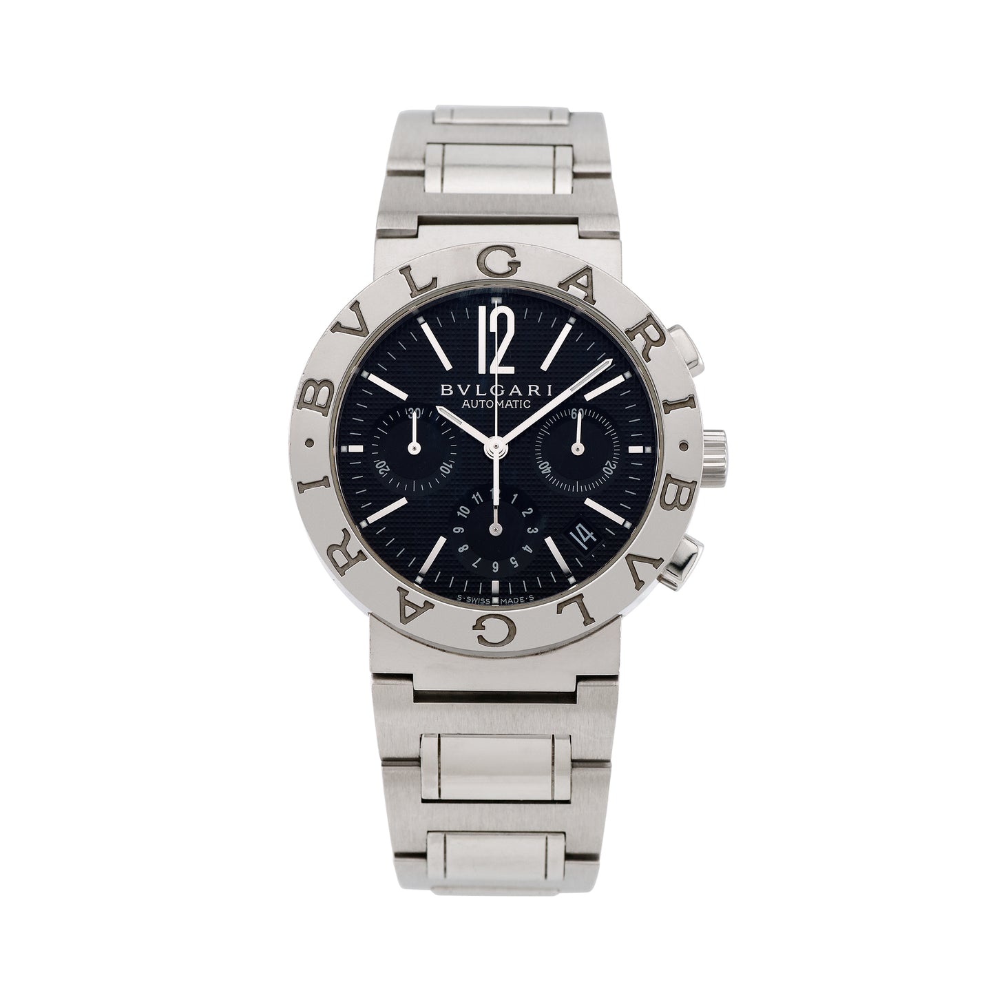 Bvlgari Mens Bvlgari Chrono 38mm