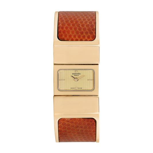 Hermes Womens Loquet Bangle  28mm X 19mm